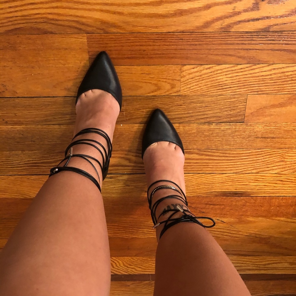 Black heels